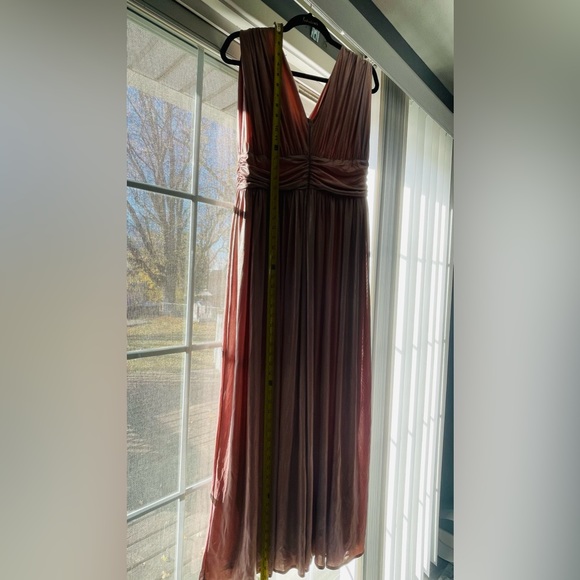 Floor length maternity dress | Champagne color| Size 32 - Picture 11 of 17